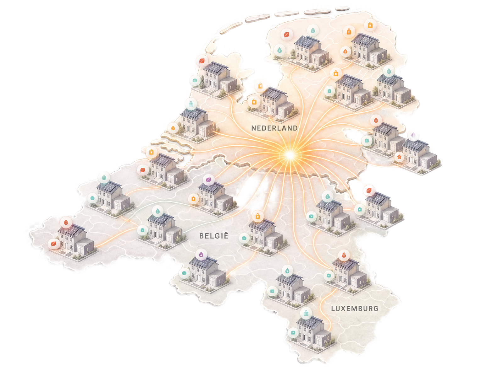 Smart-E-Grid virtuele energiecentrale: duizenden thuisbatterijen in Nederland, Belgi&euml; en Luxemburg gekoppeld tot &eacute;&eacute;n netwerk